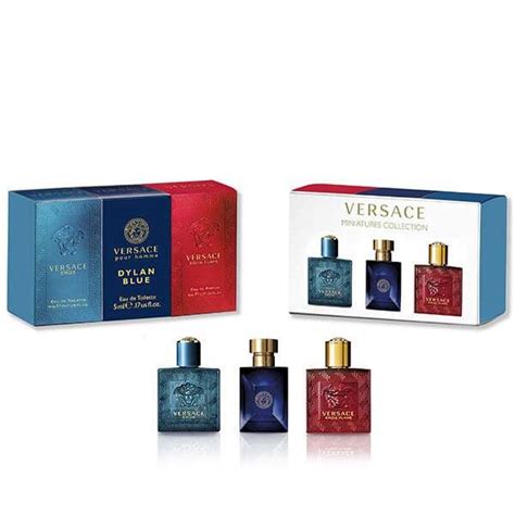 versace miniature collection india|versace men's trio miniature set.